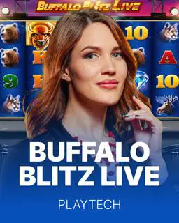 Buffalo Blitz Live slot-style live game by Playtech